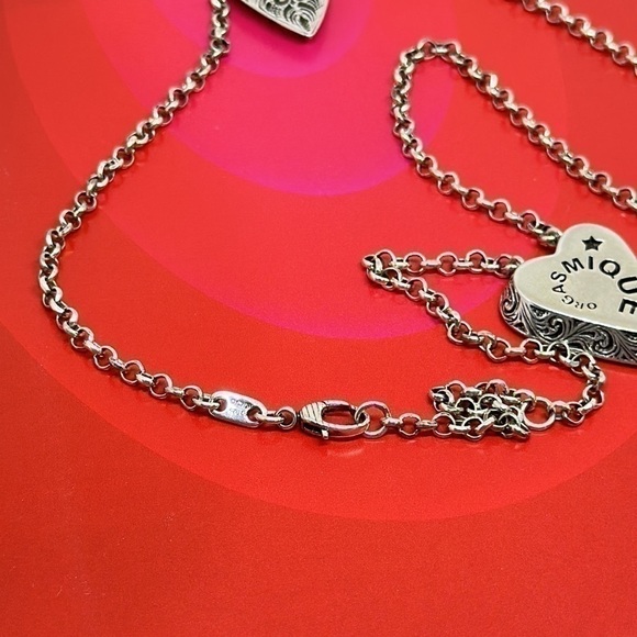 Gucci 925 silver necklace authentic 100% - Picture 9 of 16